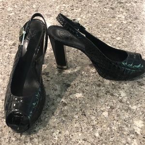 Tory Burch Black Heels